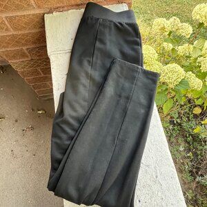 BANANA REPUBLIC Black Leggings Pull On Ponte Stretch Pockets Straight Pants M 10